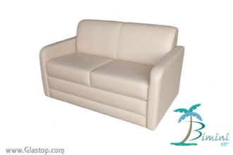 Bimini Marine Sofa W/ Storage 2 Cushion 58